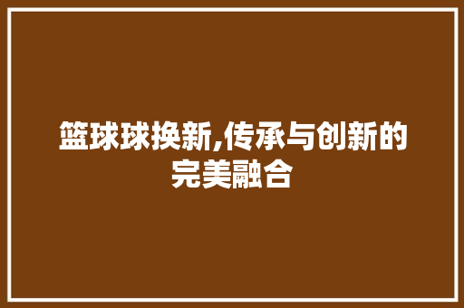 篮球球换新,传承与创新的完美融合