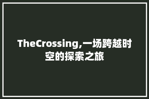 TheCrossing,一场跨越时空的探索之旅